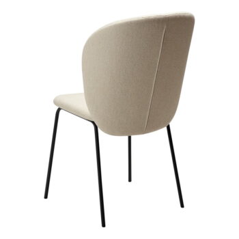 Krémovobiela jedálenská stolička Brace – DAN-FORM Denmark - Image 4