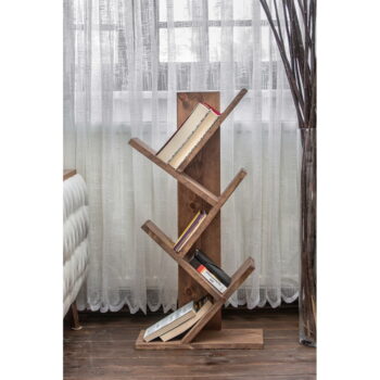 Regál v dekore orecha v prírodnej farbe 35x90 cm Cemo – Kalune Design - Image 2