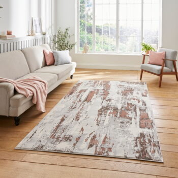 Ružovo-svetlosivý koberec 120x170 cm Apollo – Think Rugs - Image 4