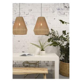 Závesné jutové svietidlo Good&Mojo Iguazu, ⌀ 40 cm - Image 6