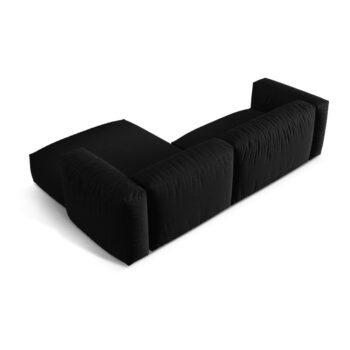 Čierna modulárna rohová pohovka (pravý roh) Martina – Micadoni Home - Image 3