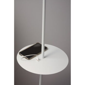 Stojacia lampa s odkladacím priestorom v bielej farbe Markslöjd Linear - Image 2