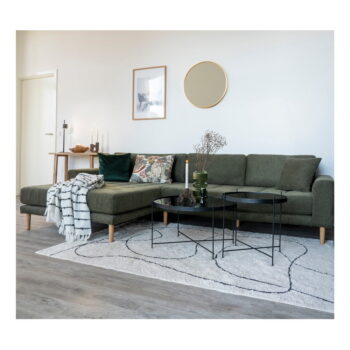 Čierny okrúhly konferenčný stolík ø 70 cm Venezia - House Nordic - Image 8