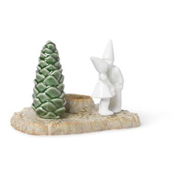 Vianočný kameninový svietnik Kähler Design Christmas Kiss, dĺžka 17 cm - Image 3