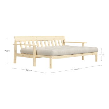 Rozkladacia pohovka Karup Design Unwind Wheat Beige – Obrázok 6
