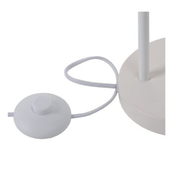 Biela stojacia lampa (výška 143 cm) Simplico – Ixia - Image 7