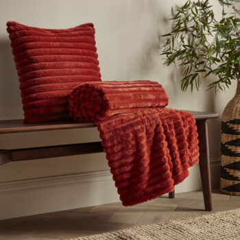 Dekoračný vankúš 45x45 cm Cosy Ribbed - Catherine Lansfield - Image 3