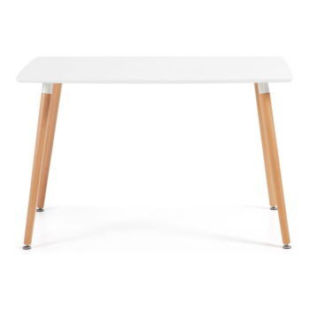 Jedálenský stôl z bukového dreva Kave Home Daw, 120 x 75 cm – Obrázok 2