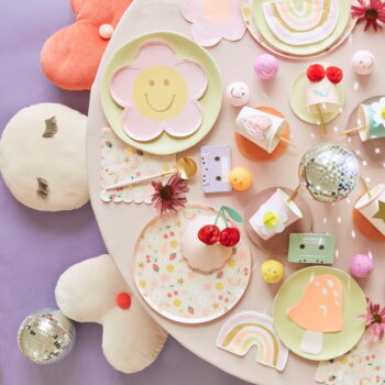 Párty doplnky v súprave 6 ks Happy Face Icons Surprise Balls – Meri Meri – Obrázok 4