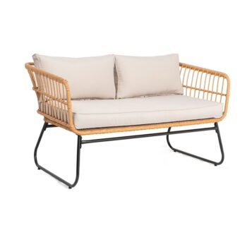 Záhradná sedačka z umelého ratanu Bonami Essentials Vistdal – Obrázok 2