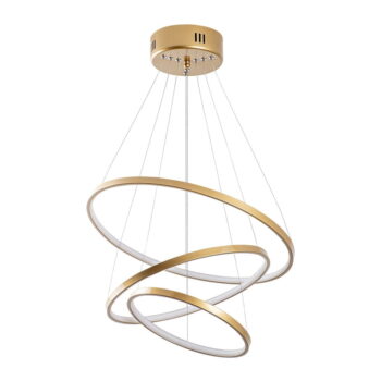 LED závesné svietidlo v zlatej farbe ø 50 cm Simit – Opviq lights