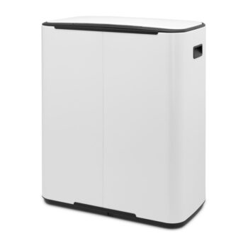 Biely nášľapný oceľový odpadkový kôš 60 l Bo – Brabantia - Image 5