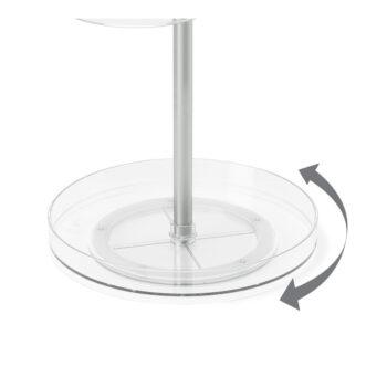 Otočný plastový kúpeľňový organizér na kozmetiku Pirouette – Umbra - Image 7