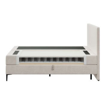 Béžová boxspring posteľ s úložným priestorom 160x200 cm Bufo - MESONICA - Image 3