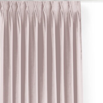 Svetloružový zamatový dimout záves 400x225 cm Velto – Filumi - Image 6