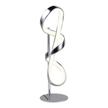 LED stolová lampa v striebornej farbe (výška 47 cm) Padua – Trio - Image 2