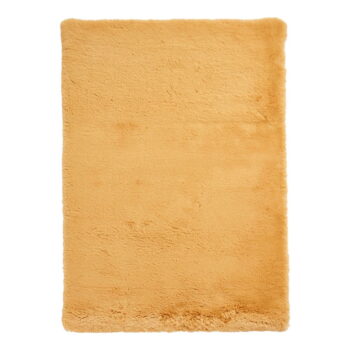 Koberec v horčicovej farbe 80x150 cm Super Teddy – Think Rugs