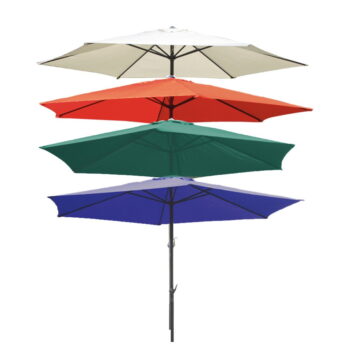 Sivý slnečník 300x300 cm – Garden Pleasure - Image 2