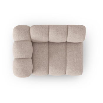 Béžový modul pohovky (ľavý roh) Lupine – Micadoni Home – Obrázok 3
