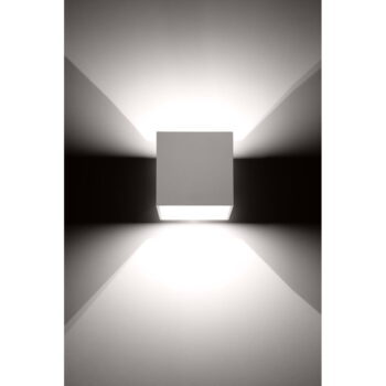 Biele nástenné svietidlo Nice Lamps Geo - Image 6