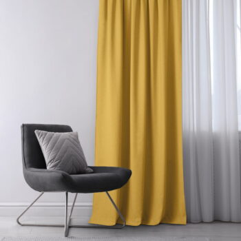 Záves v horčicovej farbe 140x245 cm Carmena - Homede - Image 3