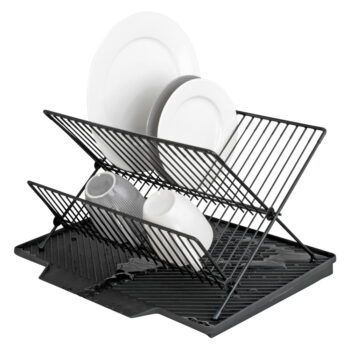 Tmavosivý odkvapkávač Wenko Nelia, 34 x 40 cm – Obrázok 6