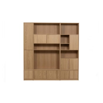 Modulárny TV stolík v dekore duba v prírodnej farbe 77x44 cm Modulair – vtwonen - Image 8