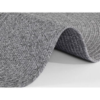 Sivý okrúhly vonkajší koberec ø 150 cm - NORTHRUGS - Image 3