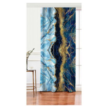 Záves v modro-zlatej farbe 140x260 cm - Mila Home - Image 2