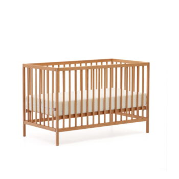 Postieľka z bukového dreva v prírodnej farbe 60x120 cm Shantal – Kave Home