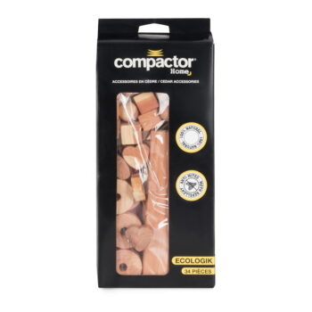 Súprava 34 doplnkov do šatníkovej skrine z cédrového dreva Compactor – Obrázok 8