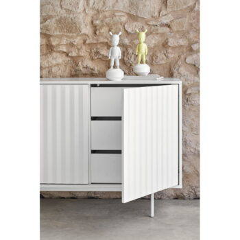 Biela nízka komoda 211x80 cm Sierra – Teulat - Image 6