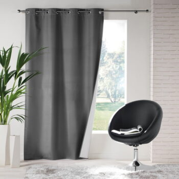 Antracitový termo záves 140x260 cm Icemount – douceur d'intérieur - Image 3