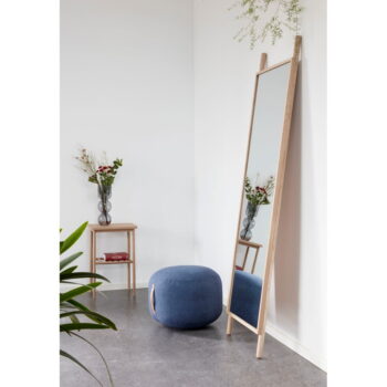 Modrý puf Hübsch Zerio, ø 50 cm - Image 2