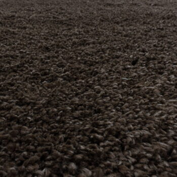 Tmavohnedý okrúhly koberec ø 80 cm Fluffy – Ayyildiz Carpets - Image 3