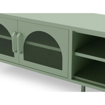TV stolík v mentolovej farbe 160x50 cm Diora – Marckeric - Image 6