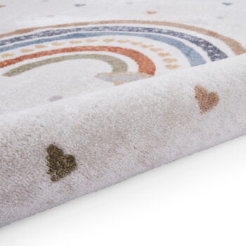 Krémovobiely detský koberec 80x150 cm Vida Rainbow – Think Rugs - Image 5