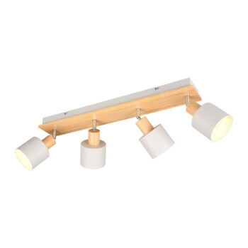 Bodové svietidlo v bielo-prírodnej farbe ø 9 cm Shanti – Trio - Image 2