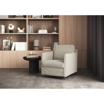 Béžové kreslo Petito – Furninova – Obrázok 5