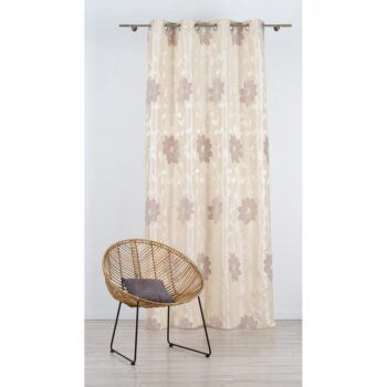 Béžový záves zo žakára 140x245 cm Maura – Mendola Fabrics - Image 2