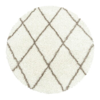 Krémový okrúhly koberec ø 80 cm Alvor – Ayyildiz Carpets