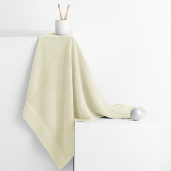 Krémový froté bavlnený uterák 50x100 cm Amari – AmeliaHome - Image 2