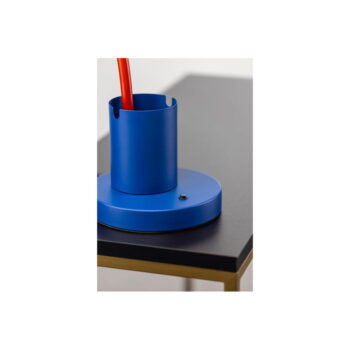 Modrá stolová lampa s kovovým tienidlom (výška 50 cm) Mouse – GTV - Image 7