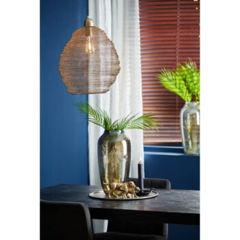 Závesné svietidlo v bronzovej farbe s kovovým tienidlom ø 38 cm Nina – Light & Living - Image 3