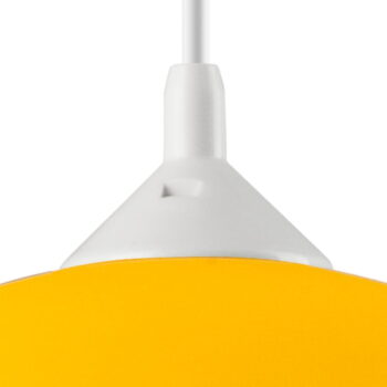 Okrovožlté detské svietidlo so skleneným tienidlom ø 30 cm Day & Night – LAMKUR - Image 7