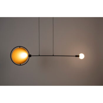 LED stmievateľné závesné svietidlo v okrovožltej a čiernej farbe Sirius – Zuiver - Image 11