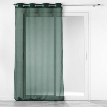 Zelená voálová záclona 140x240 cm Casual – douceur d'intérieur