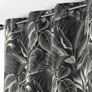 Čierno-biely záves 140x260 cm Cabana – douceur d'intérieur - Image 2
