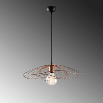 Závesné svietidlo v medenej farbe ø 50 cm Tel – Opviq lights - Image 4