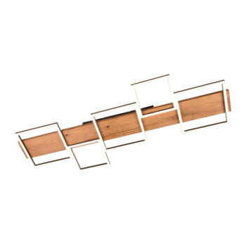 LED stmievateľné stropné svietidlo v čierno-prírodnej farbe 44x115 cm Harper – Trio - Image 5